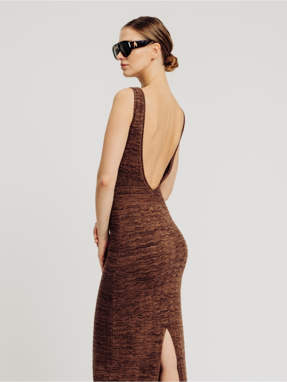 Torn by Ronny Kobo Knit Mindy Dress with Low Back